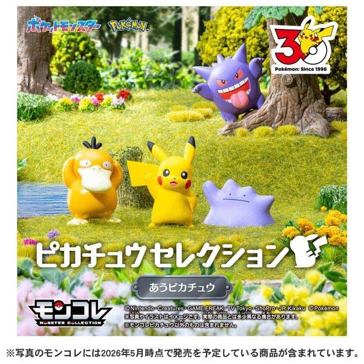 Pikachu 30th Anniversary Monster Collection Selection