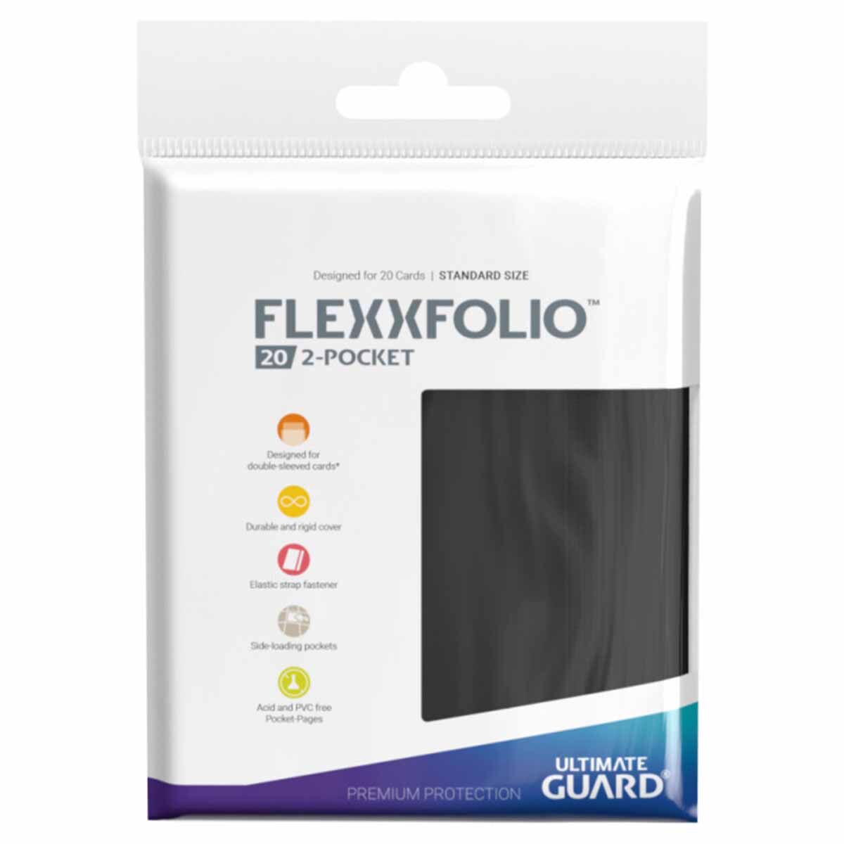 Ultimate Guard Ordner Flexxfolio 2-Pocket Schwarz (Mini)