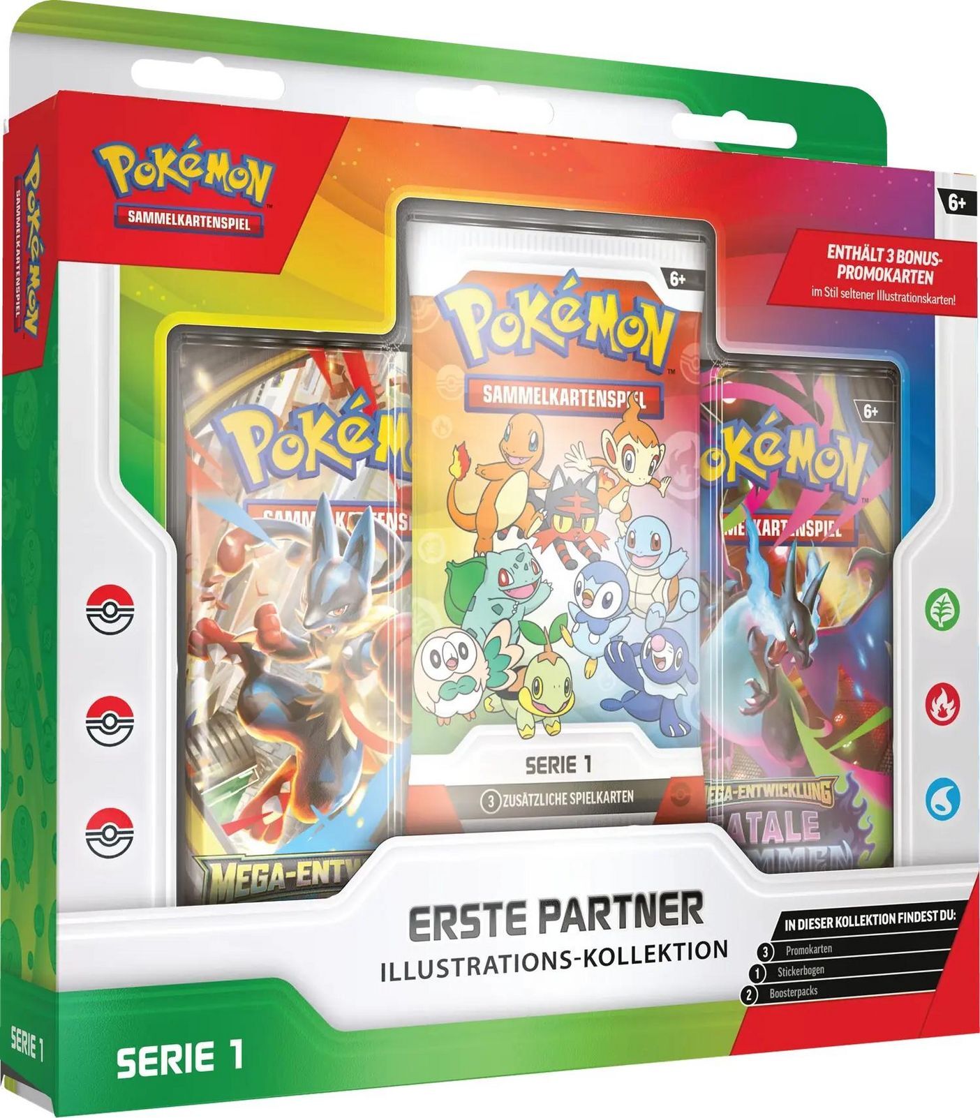 Pokémon TCG: Erste Partner Illustrations-Kollektion - Serie 1 - DE