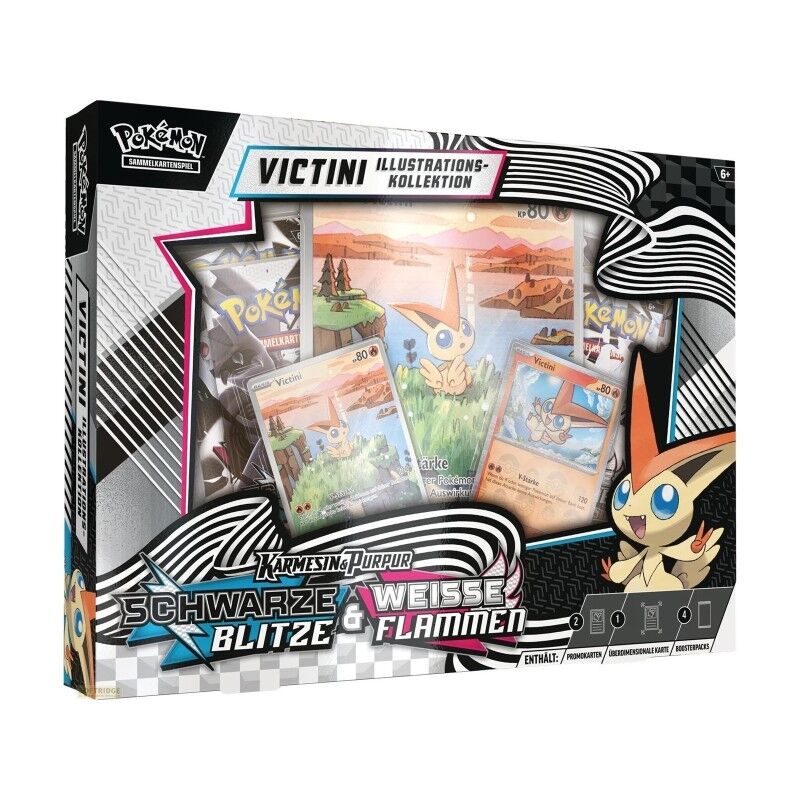 Pokémon TCG: Schwarze Blitze & Weisse Flammen KP10.5 - Victini Illustrations-Kollektion - DE Pokémon TCG: Schwarze Blitze & Weisse Flammen KP10.5 - Victini Illustrations-Kollektion - DE