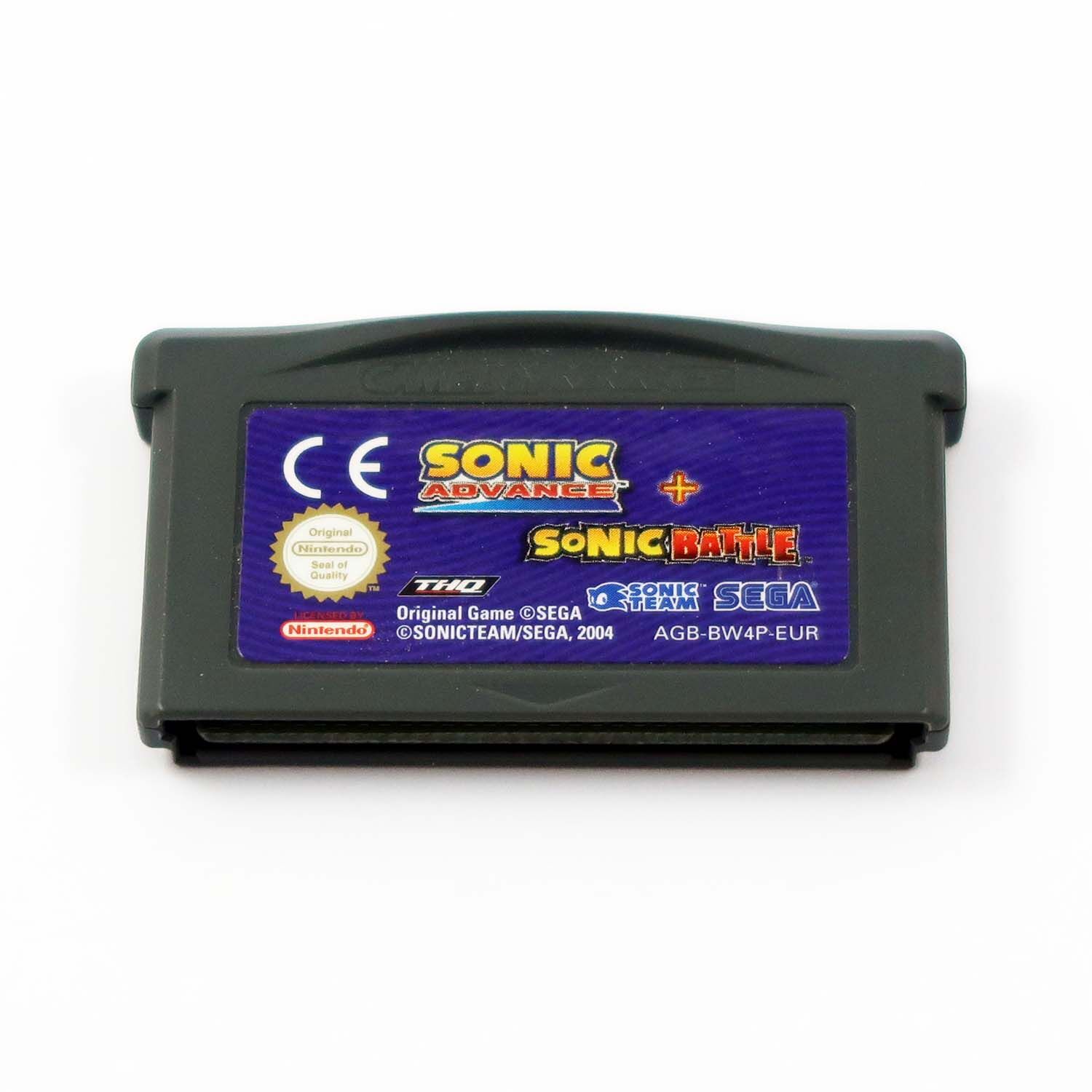 2 in 1 Sonic Advance & Sonic Battle - GBA