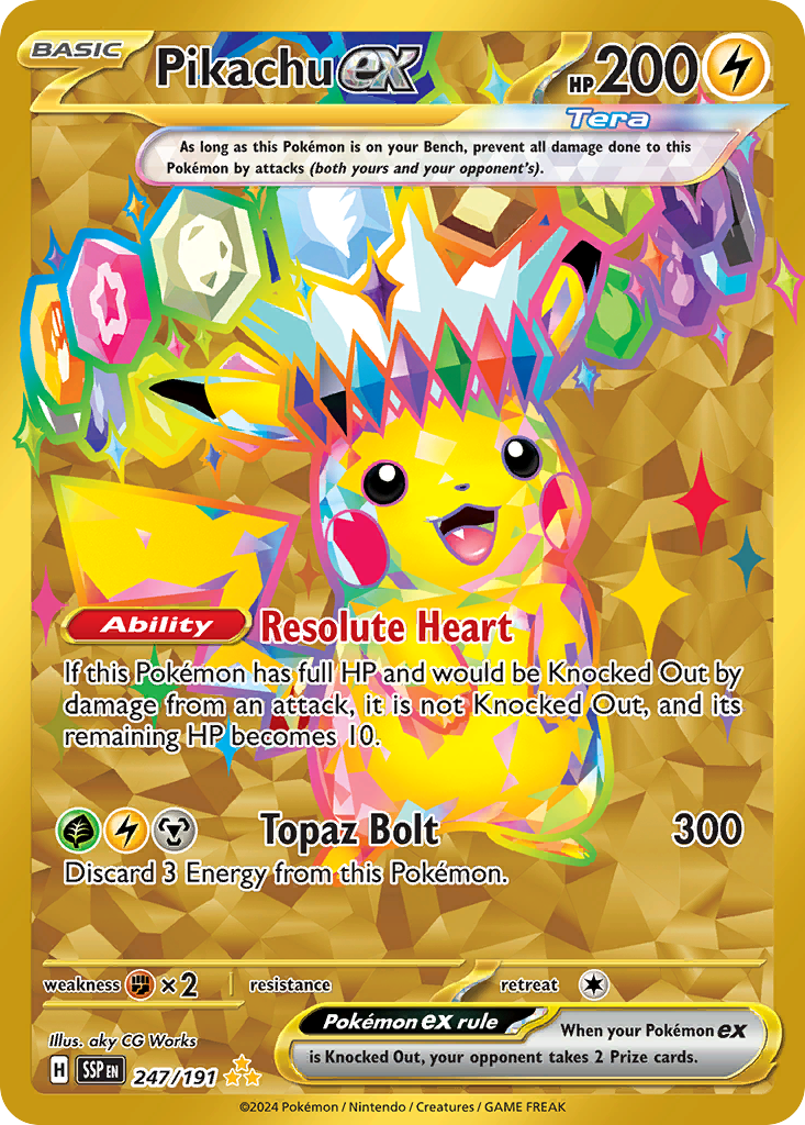 Pikachu ex - 247/191 - EN Pikachu ex - 247/191 - EN