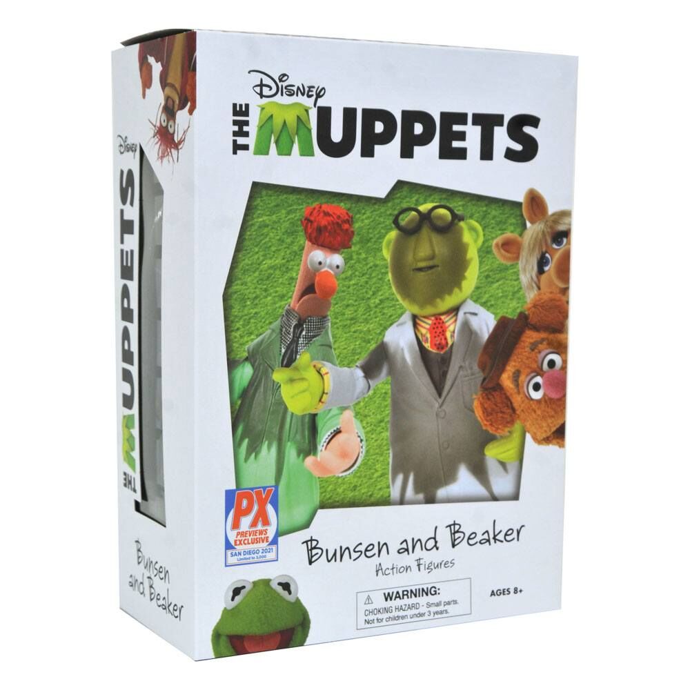 The Muppets Actionfiguren Box Set Lab Accident Bunsen & Beaker SDCC 2021 Previews Exclusive