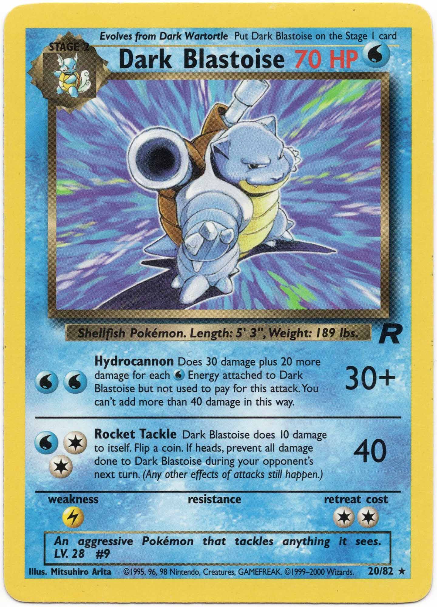 dark-blastoise-20-82-poke-mon-tcg-lightly-played Dark Blastoise - 20/82 - Pokémon TCG (Lightly Played)
