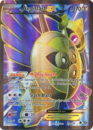 Aegislash EX 65a/119 - Pokémon TCG