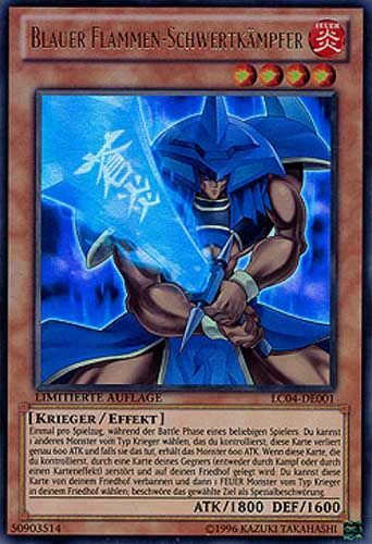 Blauer Flammen-Schwertkämpfer - Yu-Gi-Oh!