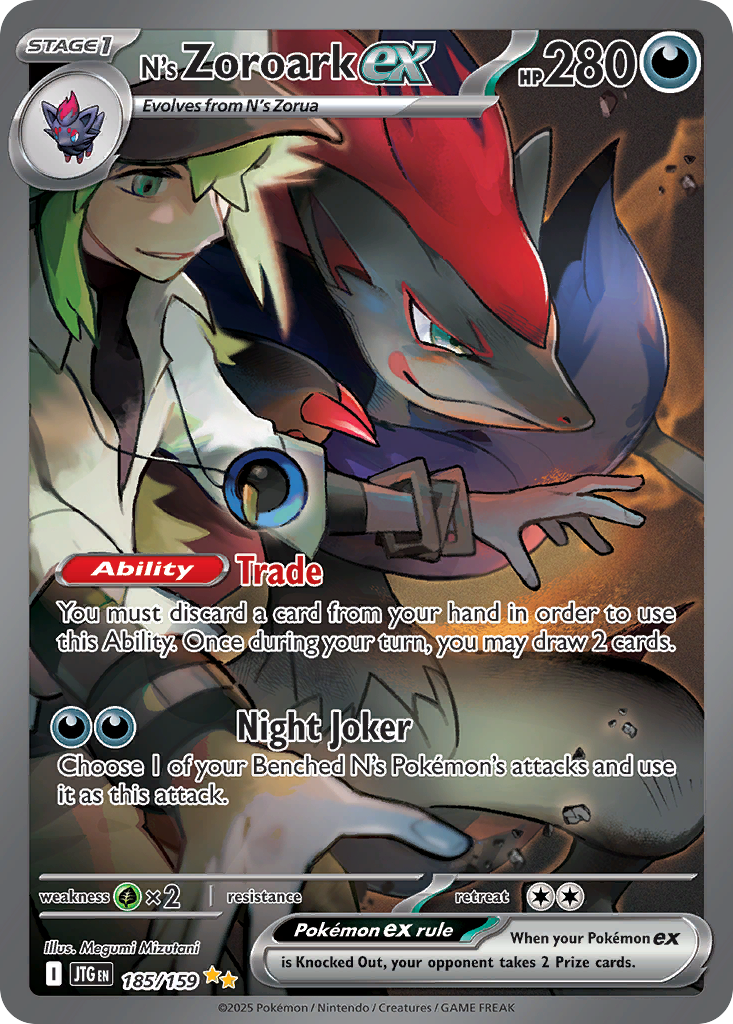 N’s Zoroark ex - 185/159 - EN