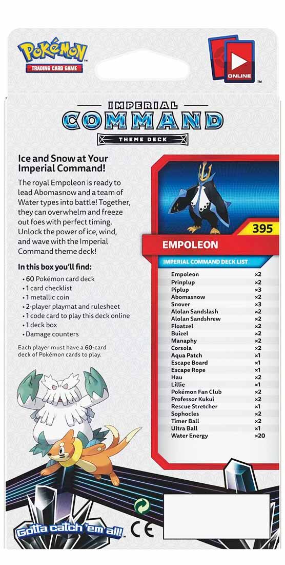 Pokémon Sun & Moon Ultra Prism Imperial Command Theme Deck - EN
