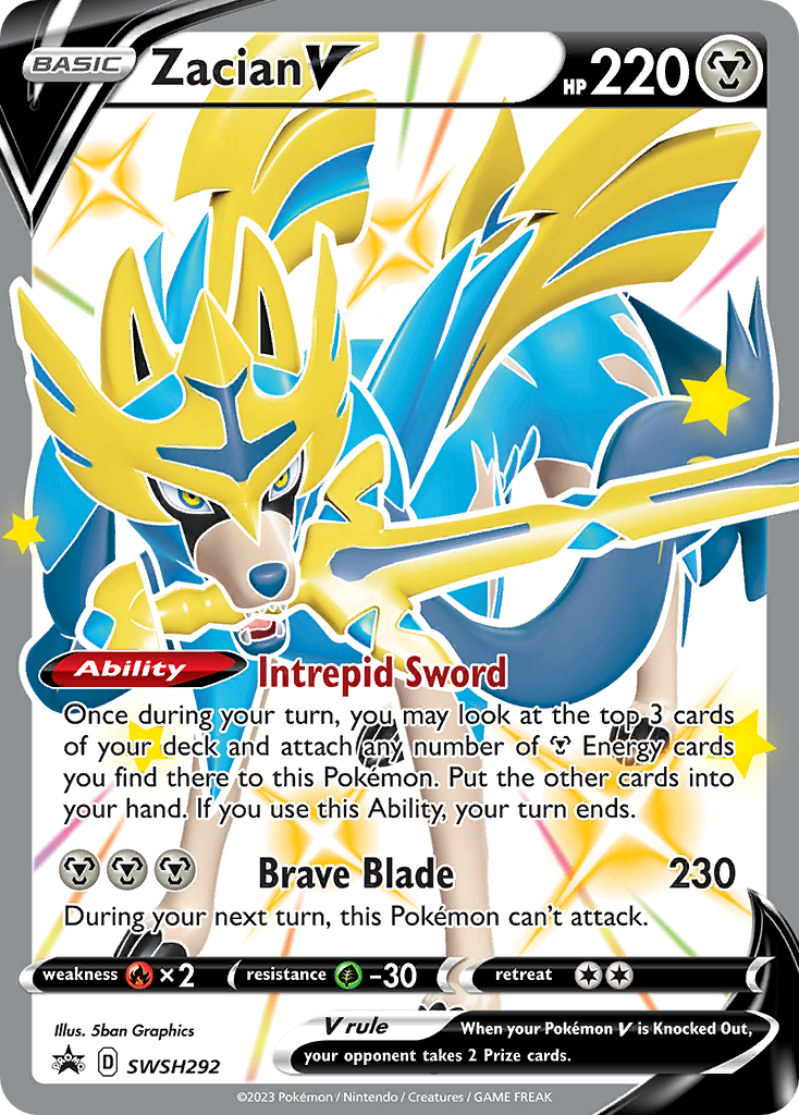 Zacian V - SWSH292/306 - EN