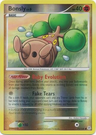 Bonsly - 71/130 - Reverse Holo - EN Bonsly - 71/130 - Reverse Holo - EN