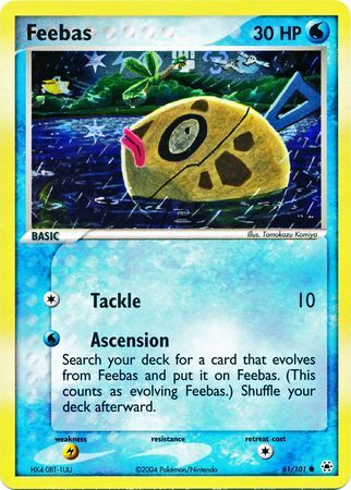 Feebas - 61/101 - Reverse Holo - EN Feebas - 61/101 - Reverse Holo - EN
