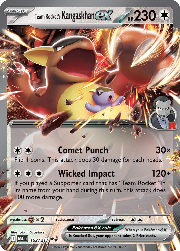 Team Rocket’s Kangaskhan ex - 162/217 - EN Team Rocket’s Kangaskhan ex - 162/217 - EN