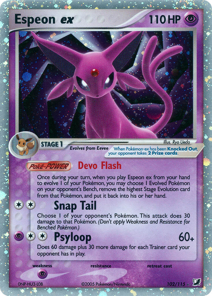 Espeon ex - 102/115 - EN Espeon ex - 102/115 - EN