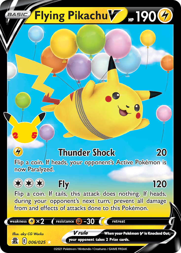 Flying Pikachu V - 006/25 - EN