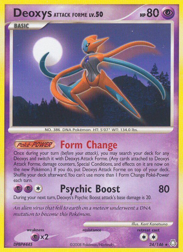 Deoxys Attack Forme - 24/146 - EN Deoxys Attack Forme - 24/146 - EN