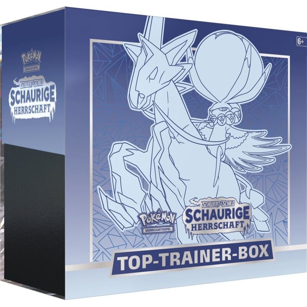 Pokémon Schwert & Schild Schaurige Herrschaft Top-Trainer-Box (Schimmelreiter-Coronospa) - DE Pokémon Schwert & Schild Schaurige Herrschaft Top-Trainer-Box (Schimmelreiter-Coronospa) - DE