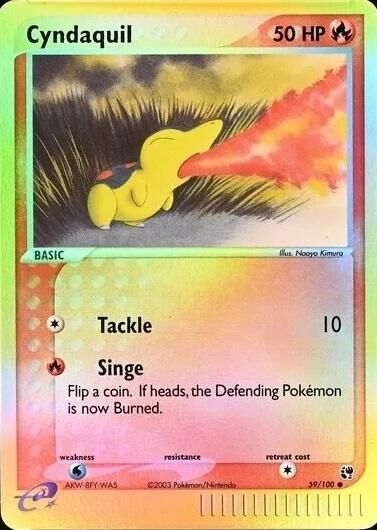 Cyndaquil - 59/100 - Reverse Holo - EN