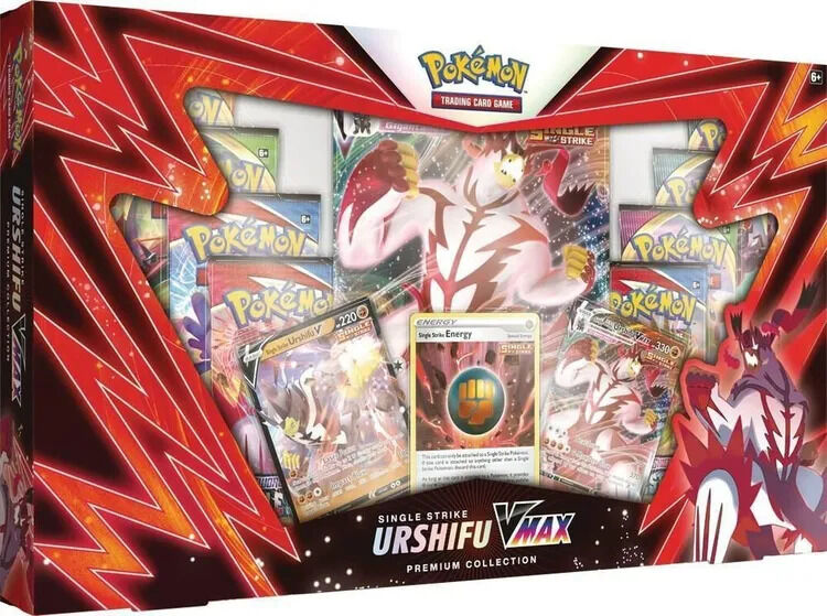 Pokémon Urshifu Single Strike VMAX Premium Collection Box - EN Pokémon Urshifu Single Strike VMAX Premium Collection Box - EN