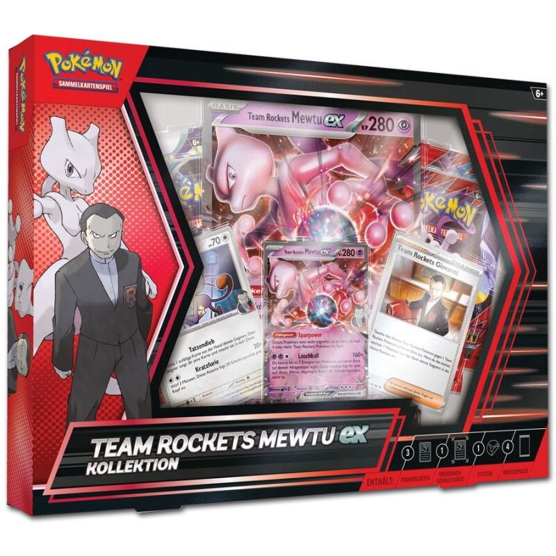Pokémon TCG: Team Rockets Mewtu ex Kollektion - DE Pokémon TCG: Team Rockets Mewtu ex Kollektion - DE