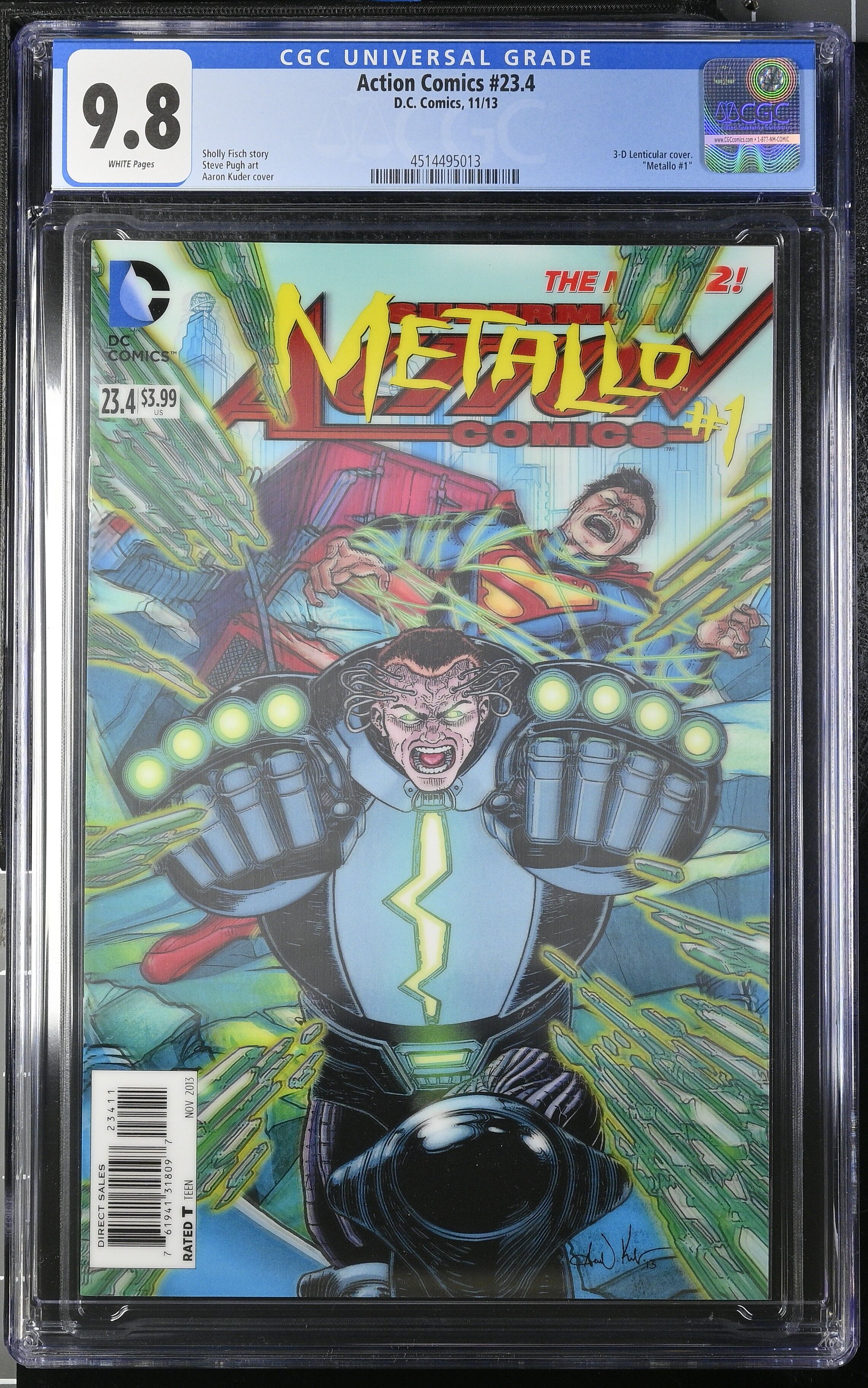 Action Comics #23.4 CGC 9.8 3D Lenticular Cover Action Comics #23.4 CGC 9.8 3D Lenticular Cover