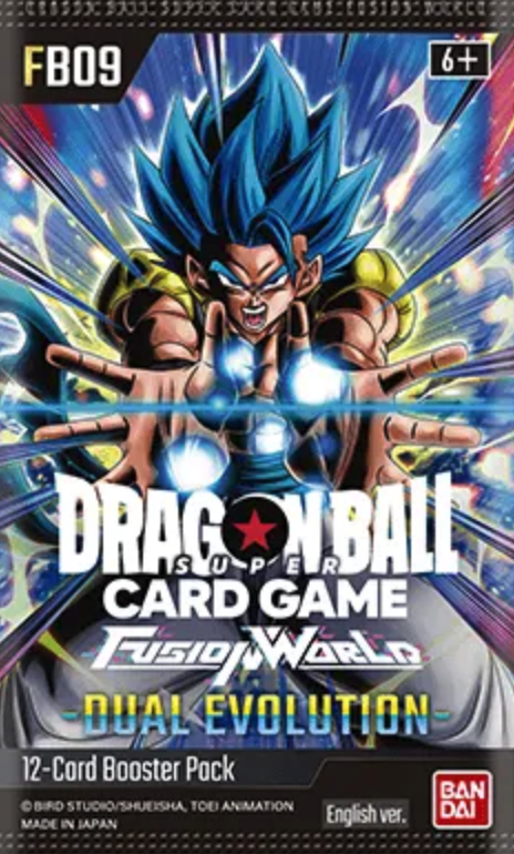 Fusion World (FB09) Dual Evolution Booster Pack - Dragonball Super Card Game - EN Fusion World (FB09) Dual Evolution Booster Pack - Dragonball Super Card Game - EN