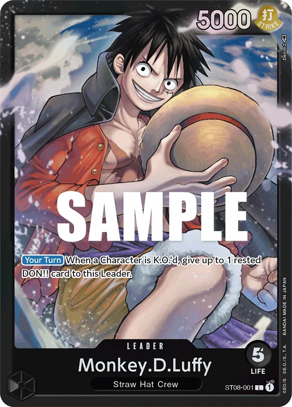 Monkey.D.Luffy - ST08-001 Monkey.D.Luffy - ST08-001