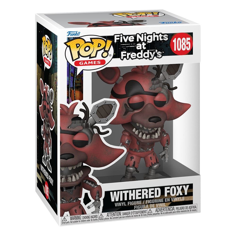 Five Nights at Freddy's POP! #1085 - Vinyl Figur Withered Foxy 9 cm Five Nights at Freddy's POP! #1085 - Vinyl Figur Withered Foxy 9 cm