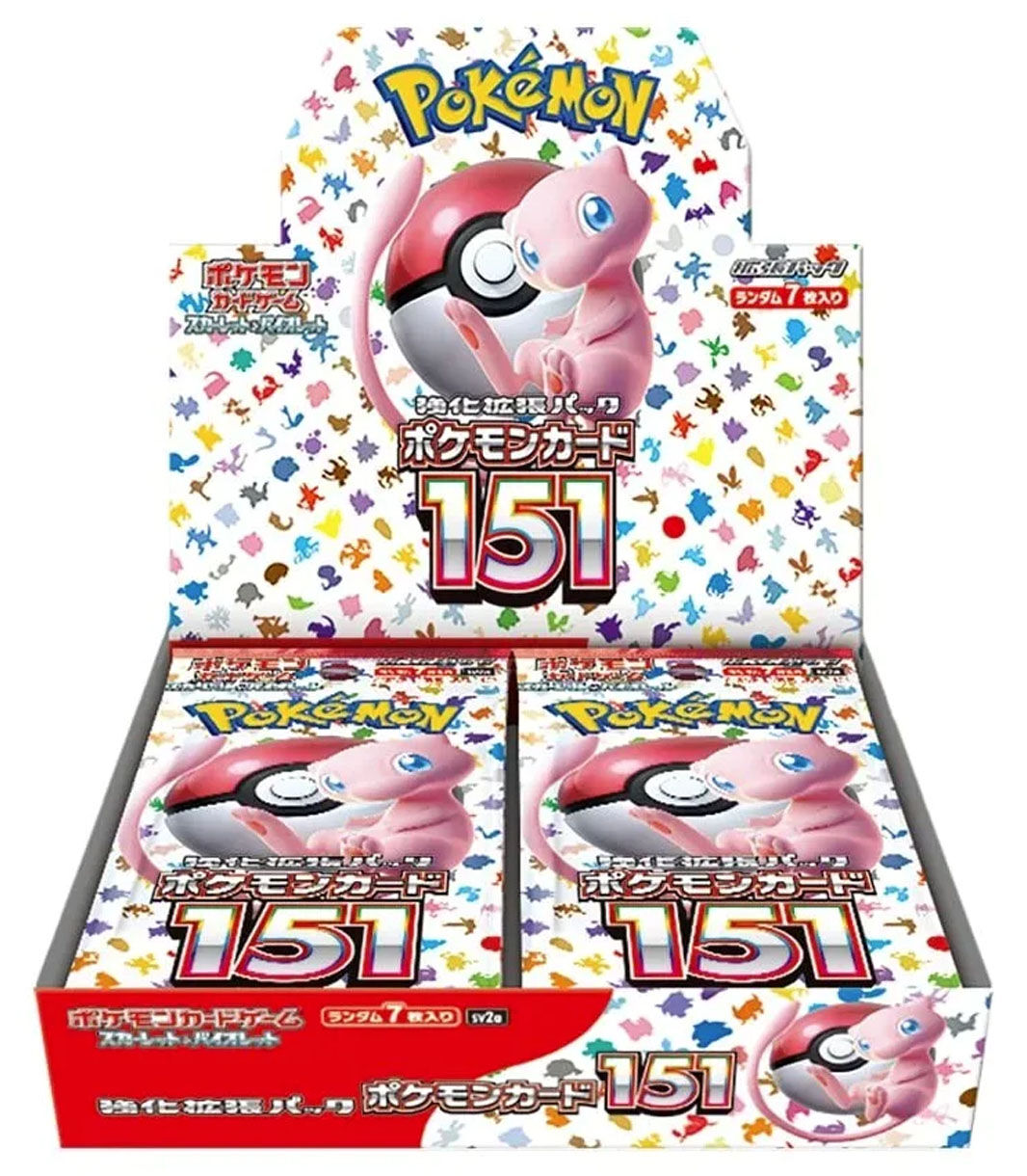 Pokémon Scarlet & Violet 151 (SV2a) Booster Display (20) - JPN Pokémon Scarlet & Violet 151 (SV2a) Booster Display (20) - JPN