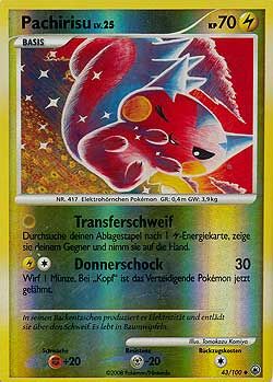 pachirisu-43-100-reverse-holo-pok-mon-tcg-near-mint-de Pachirisu - 43/100 - Reverse Holo - Pokémon TCG - Near Mint - DE