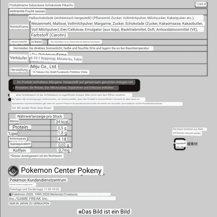 Pokemon Center Original Baked Chocolate Pikachu