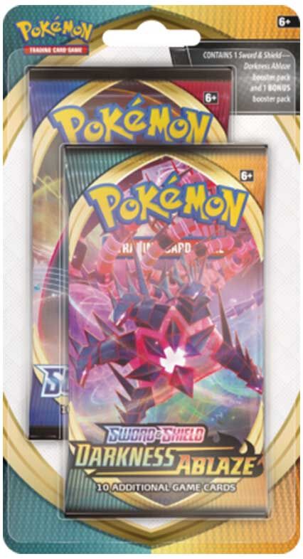 Pokémon Sword & Shield Darkness Ablaze 2-Pack Blister
