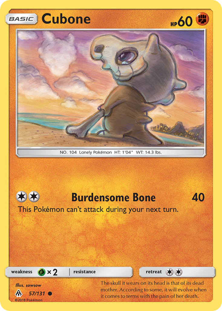 Cubone - 57/165 - EN Cubone - 57/165 - EN