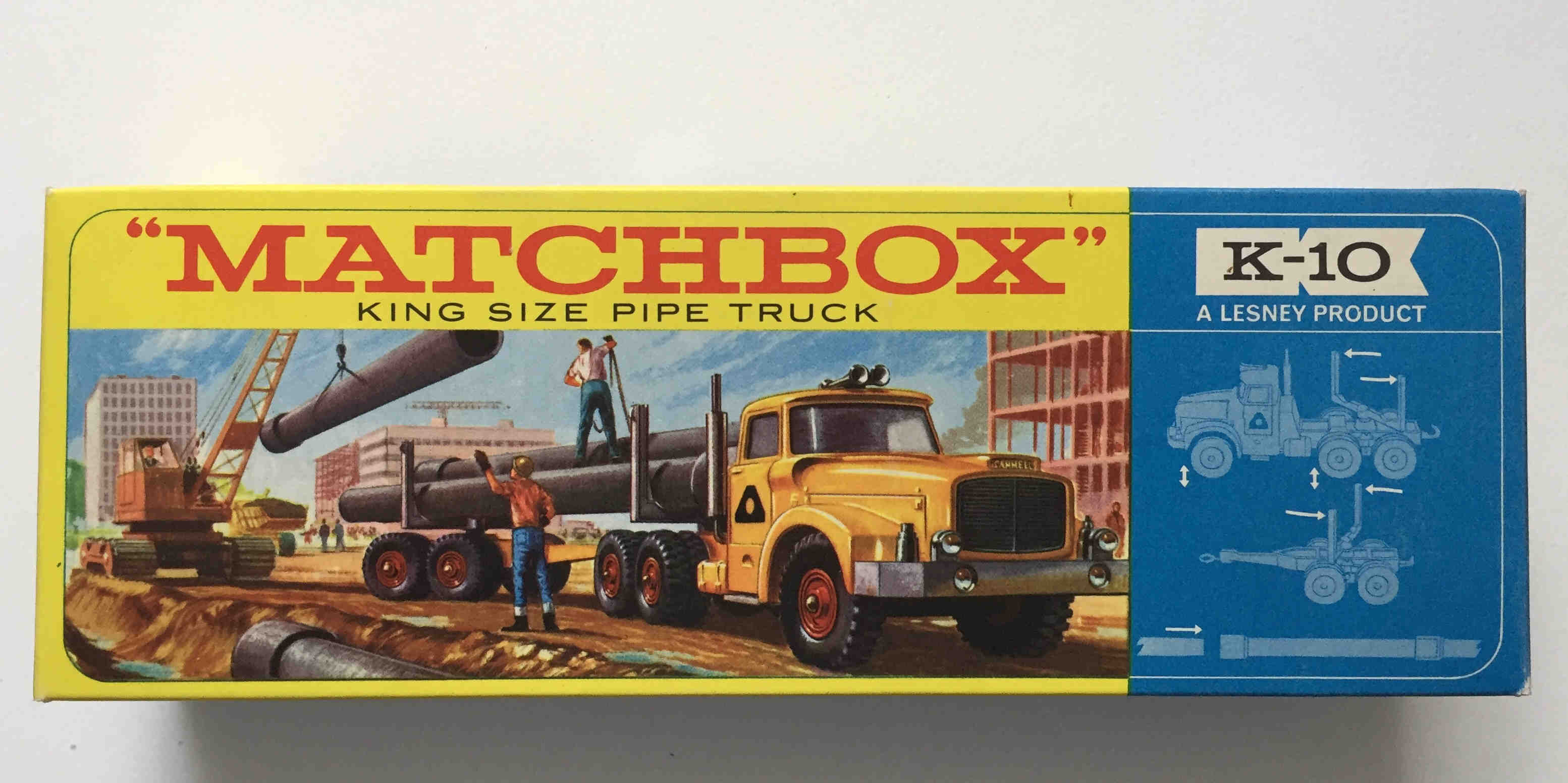 Matchbox Pipe Truck K-10 1960er