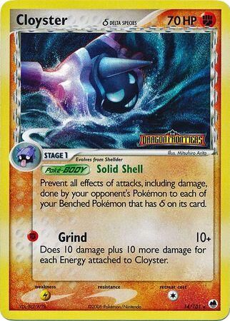 Cloyster - 14/101 - Reverse Holo - EN
