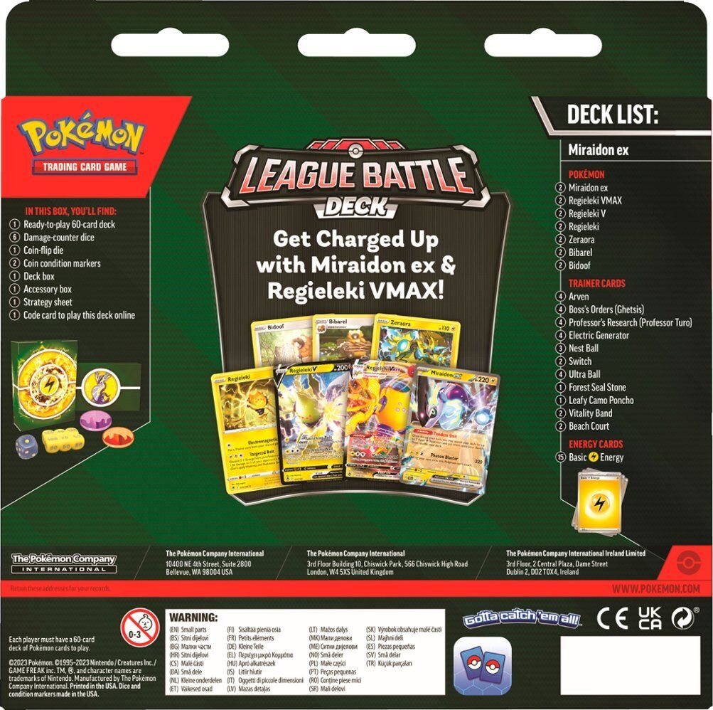 Pokémon League Battle Deck Miraidon ex - EN