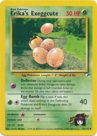 Erika’s Exeggcute - 43/132 - Unlimited - EN