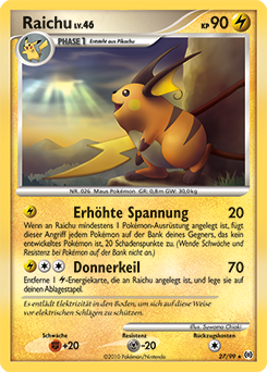 raichu-27-99-reverse-holo-pokemon-tcg-near-mint-en Raichu - 27/99 - Reverse Holo - Pokémon TCG - Near Mint - DE