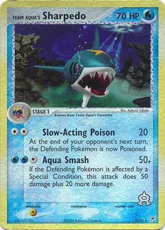 Team Aqua’s Sharpedo - 18/97 - Reverse Holo - EN
