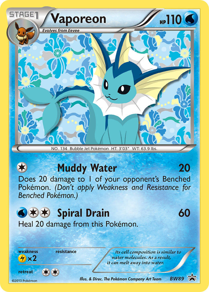Vaporeon - BW89/BW89 - EN Vaporeon - BW89/BW89 - EN