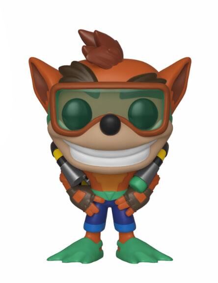 Crash Bandicoot POP! Games Vinyl Figur Scuba Crash 9 cm
