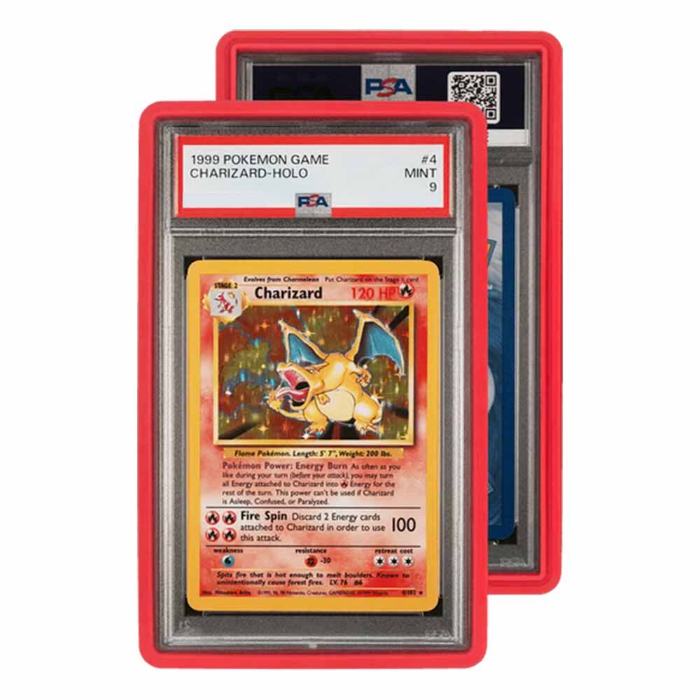 Graded Card Case - Fire Red (PSA) Graded Card Case - Fire Red (PSA)