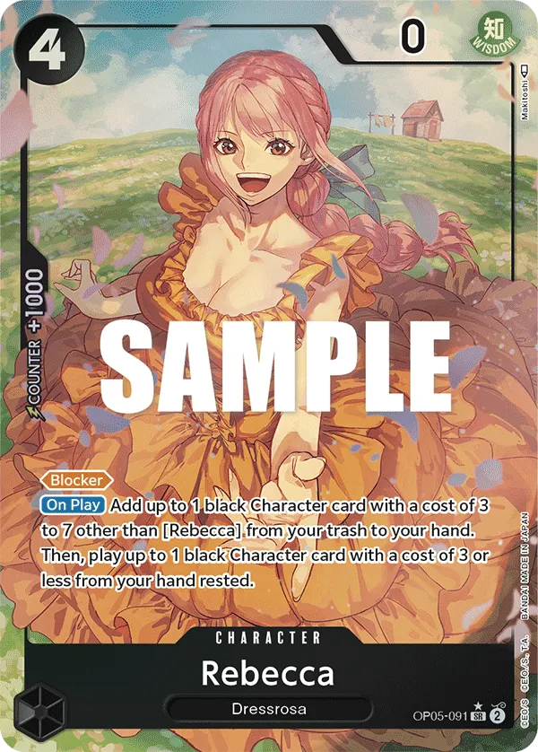 Rebecca - OP05-091 - Alternate Art