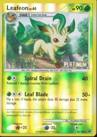 Leafeon - 24/100 - Reverse Holo - EN Leafeon - 24/100 - Reverse Holo - EN