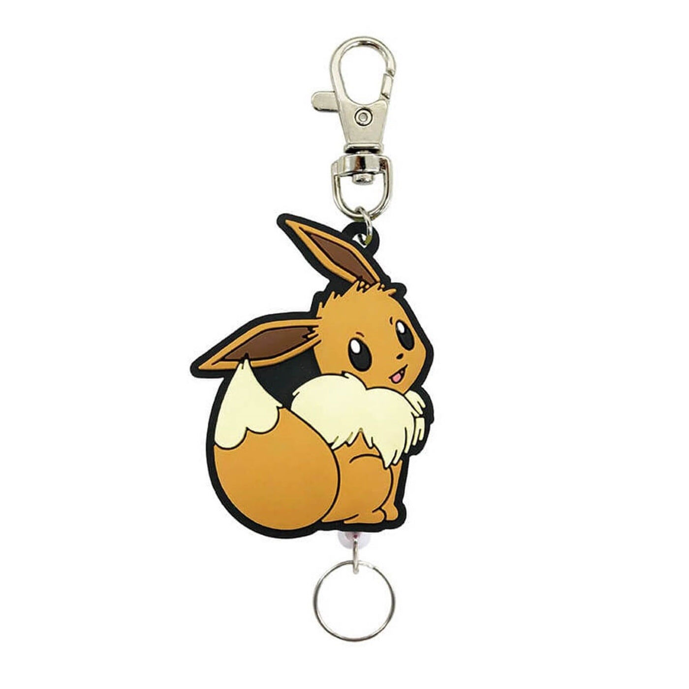 Rubber Reel Key Holder Eevee