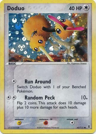 Doduo - 62/112 - Reverse Holo - EN Doduo - 62/112 - Reverse Holo - EN