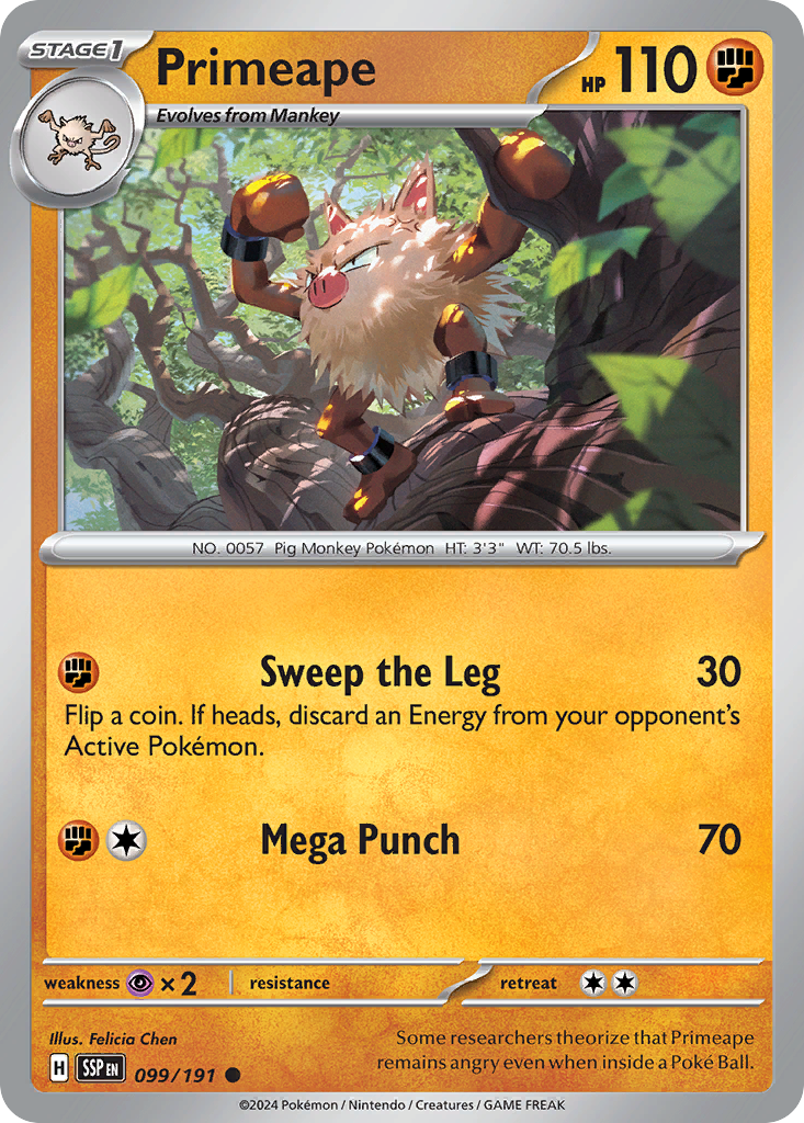 Primeape - 099/191 - EN