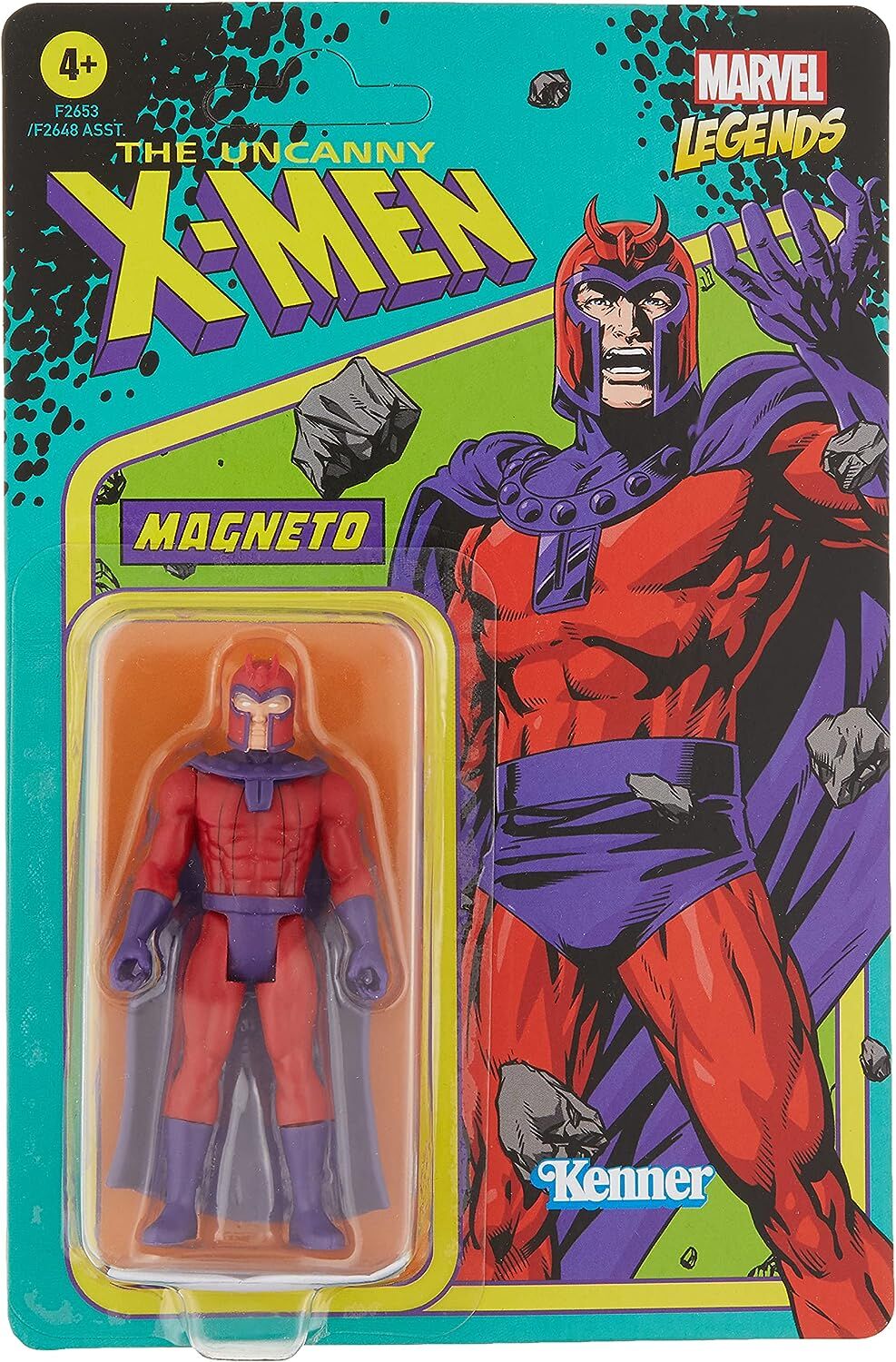 Marvel Legends Retro 375 Collection Magneto Actionfigur - 9.5 cm