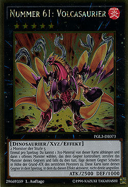 Nummer 61: Volcasaurier - Yu-Gi-Oh!