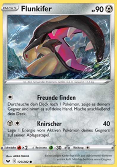 Flunkifer 129/202 - Pokémon TCG