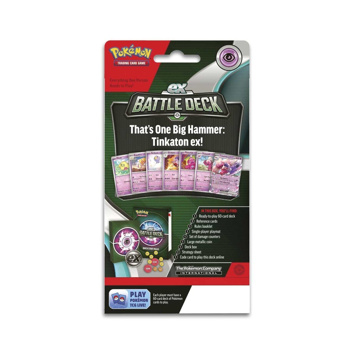 Pokémon TCG: Tinkaton ex Battle Deck 2023 - EN